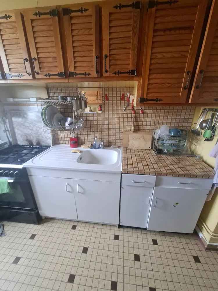 Avant débarras — appartement rue Edison, Paris 16e